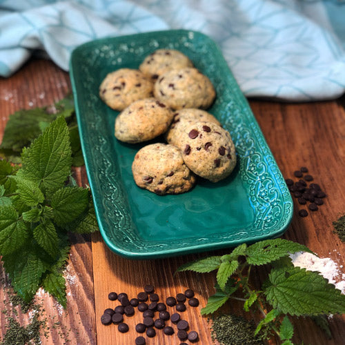 vegane Cookies mit Brennnesselsamen