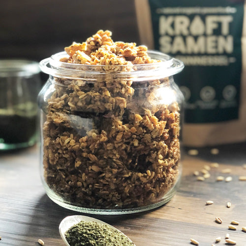Granola Brennnesselsamen selbstgemacht